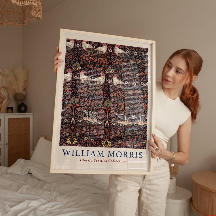 William Morris Birds Textiles Print