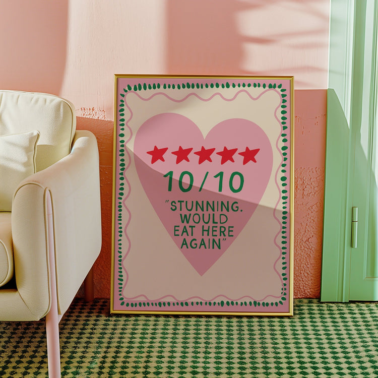 Would Eat Here Again Kitchen Review Print