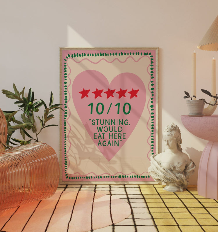 Would Eat Here Again Kitchen Review Print