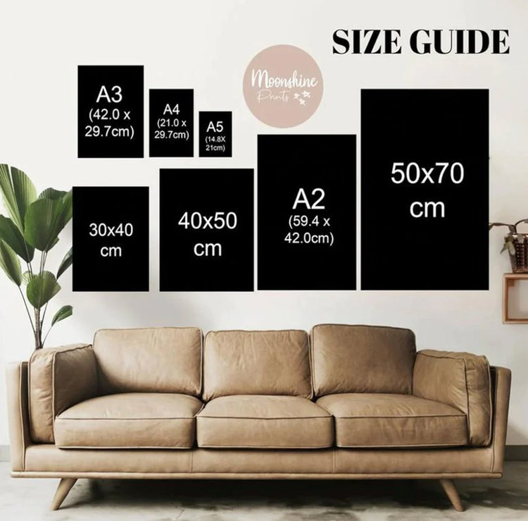 Bigger Boys and Stolen Sweethearts Print Size Guide