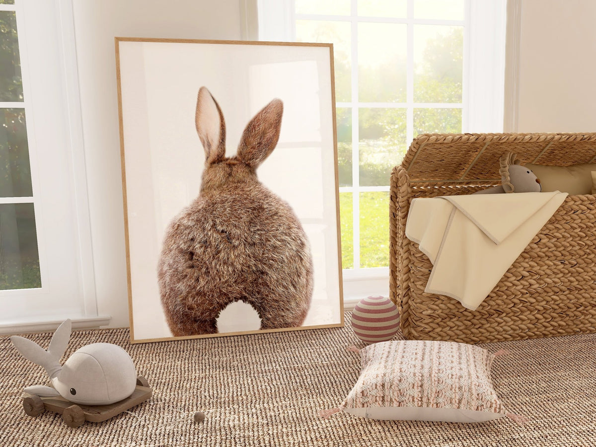 Bunny Tail Poster for Nursery