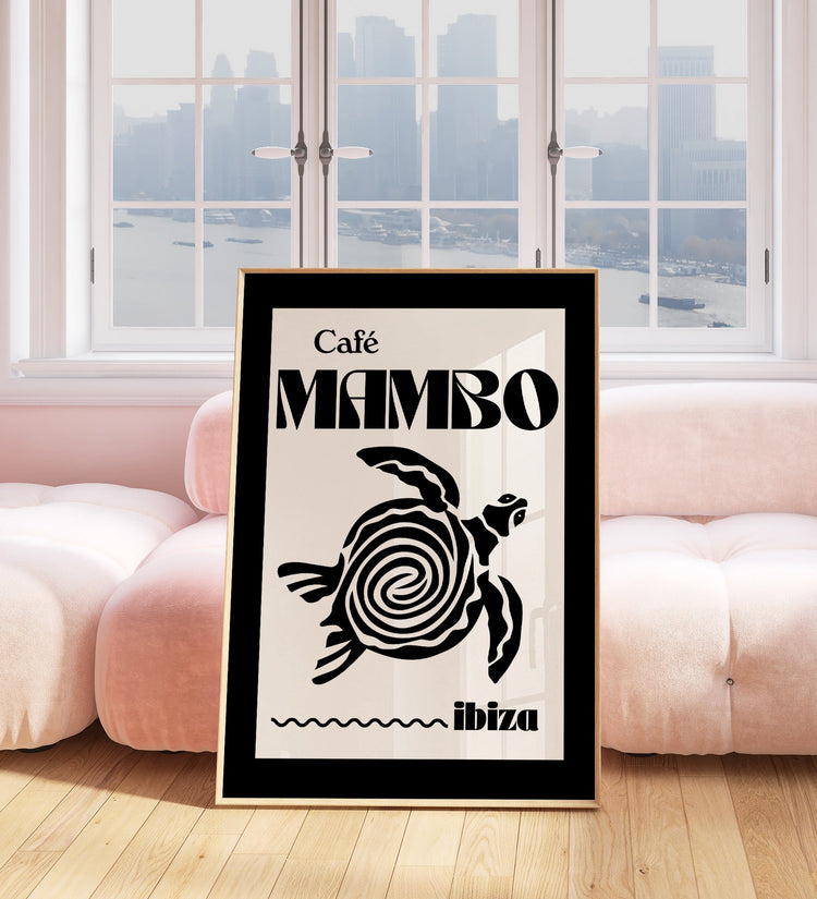 Cafe Mambo Ibiza Inspired Poster