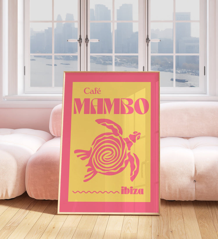 Cafe Mambo Ibiza Inspired Print