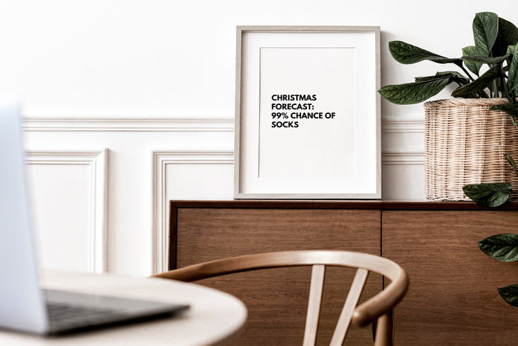 Christmas Forecast Holiday Wall Poster