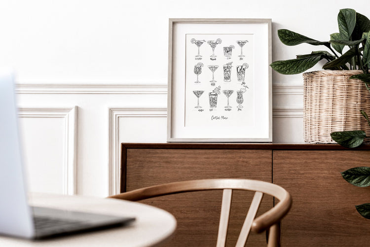 Cocktail Menu Art