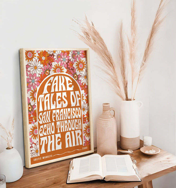 Fake Tales of San Fran Arctic Monkeys Inspired Poster