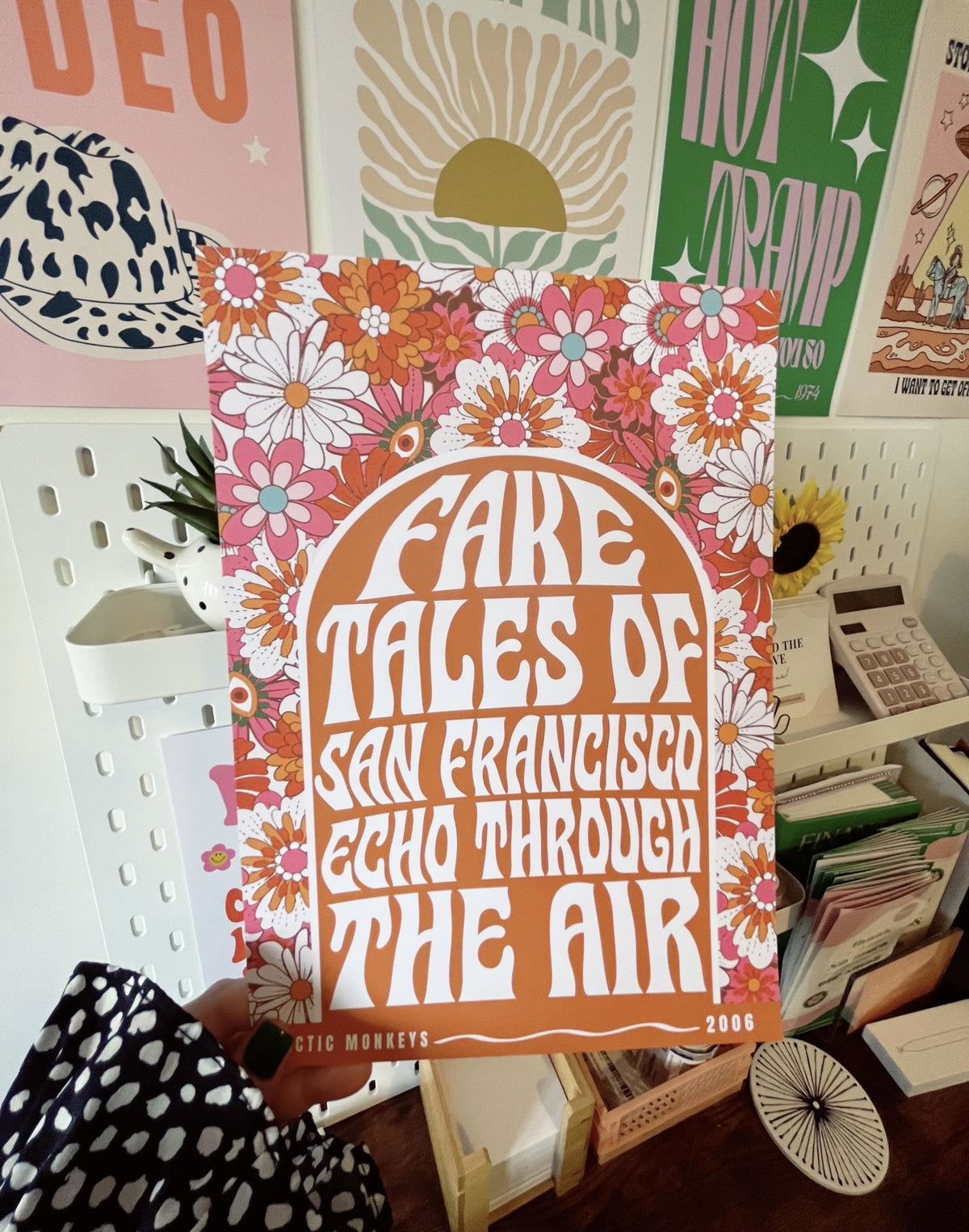 Fake Tales of San Fran Arctic Monkeys Inspired Print