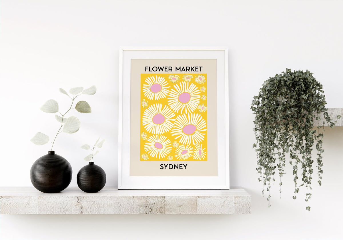Flower Market Sydney Wall Art