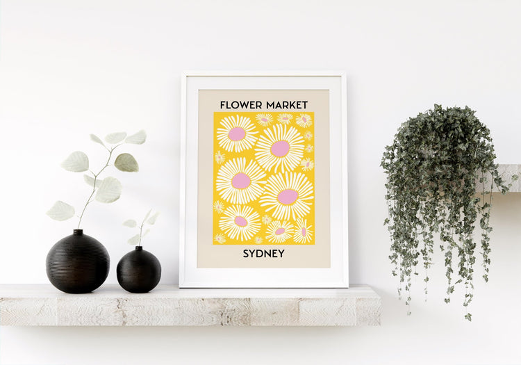 Flower Market Sydney Wall Art
