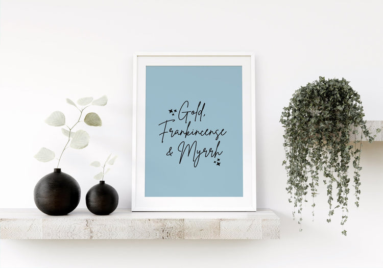 Gold, Frankincense and Myrrh Print