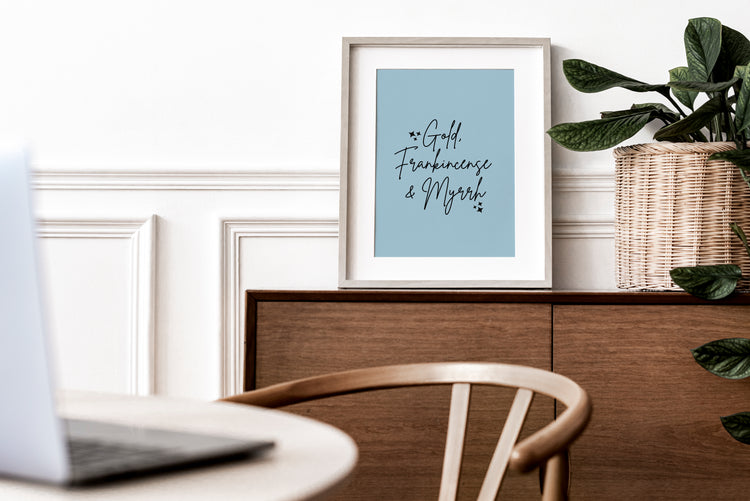 Gold, Frankincense and Myrrh Wall Art