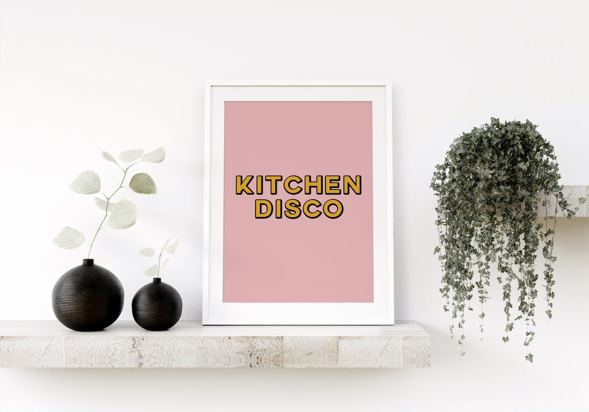Kitchen Disco Wall Poster