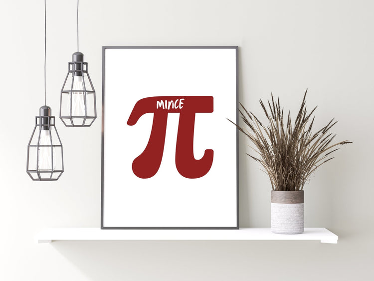 Mince Pie Abstract Christmas Poster