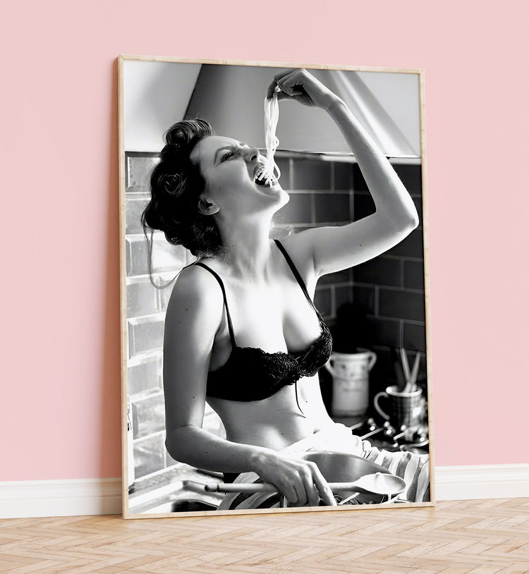 Retro Spaghetti Vintage Kitchen Print