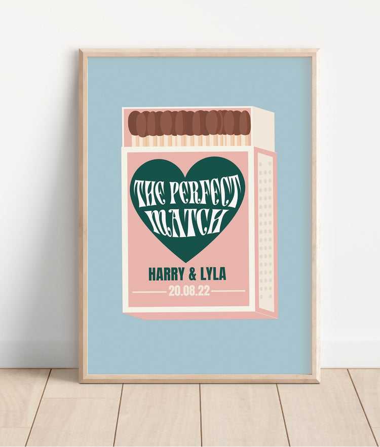 The Perfect Match Personalised Print