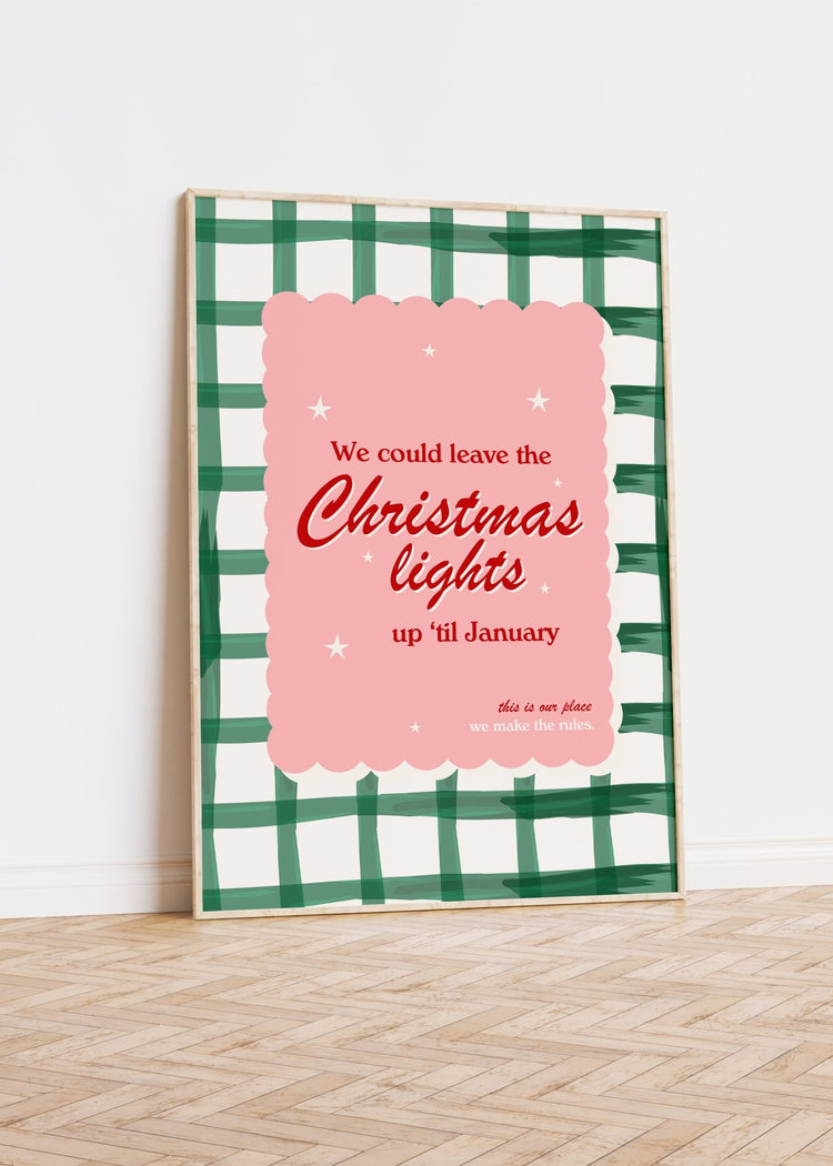 This is Our Place Christmas Print