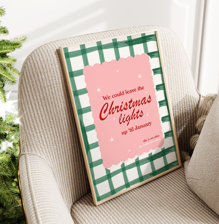 This is Our Place Christmas Wall Art
