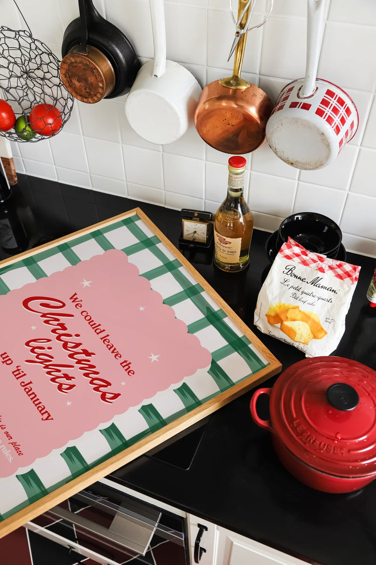 This is Our Place Christmas Wall Print