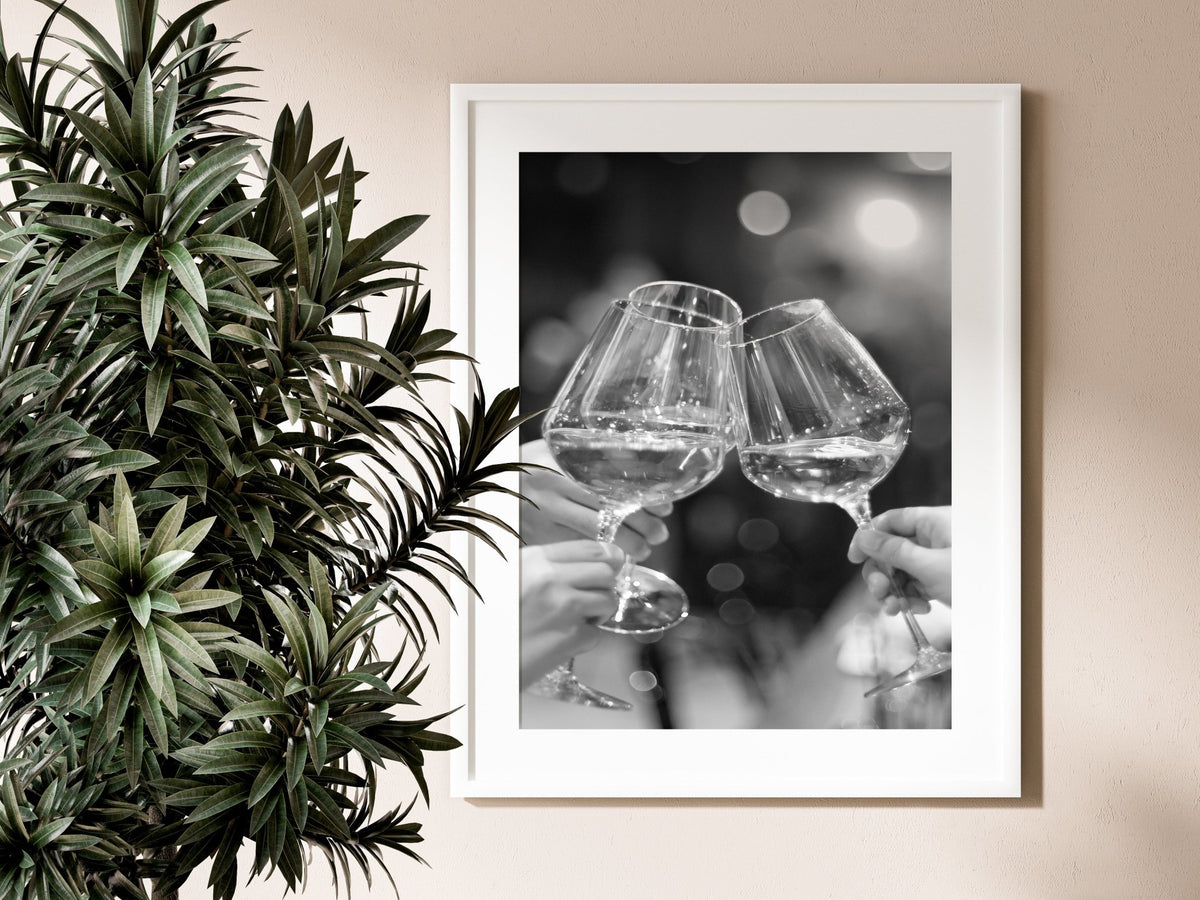Cheers to Us Kitchen Print