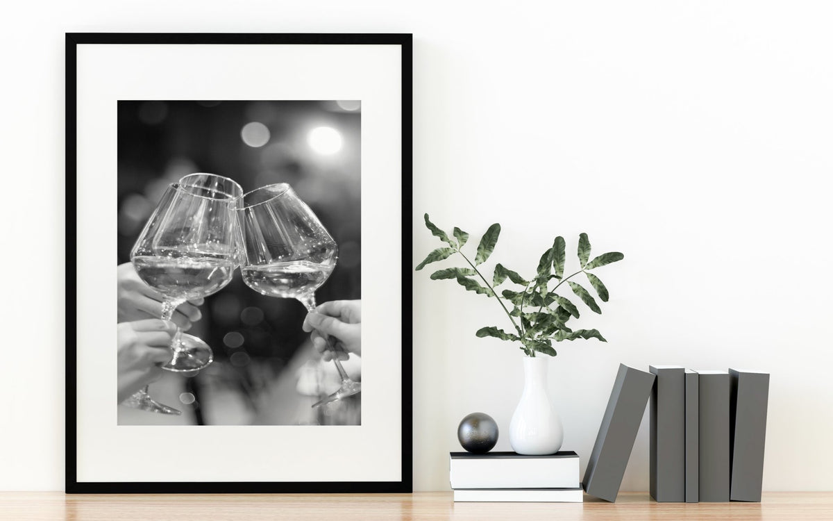 Cheers to Us Kitchen Print