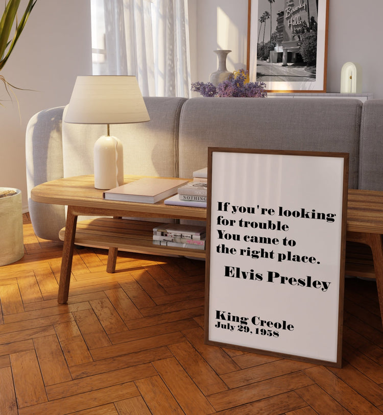 Elvis Print Trouble Lyrics