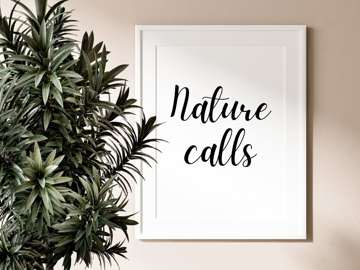 Nature Calls Quirky Bathroom Décor