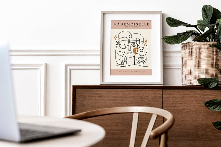 Picasso Abstract Face Inspired Print 03