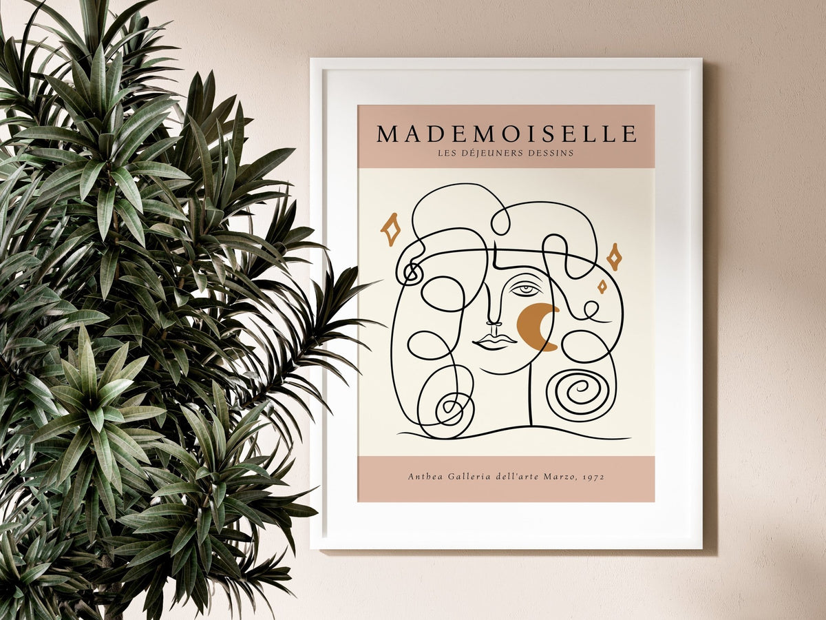 Picasso Abstract Face Inspired Print 03