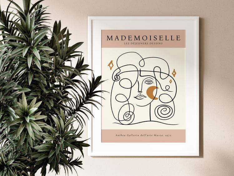 Picasso Abstract Face Inspired Print 03