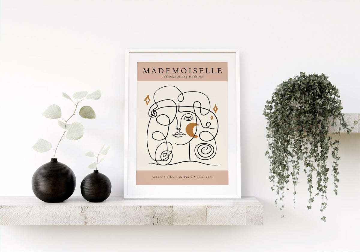 Picasso Abstract Face Inspired Print 03