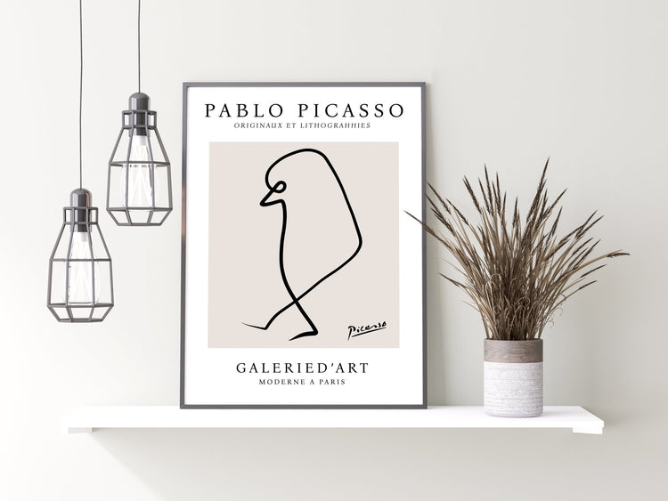 Picasso Inspired Bird Print