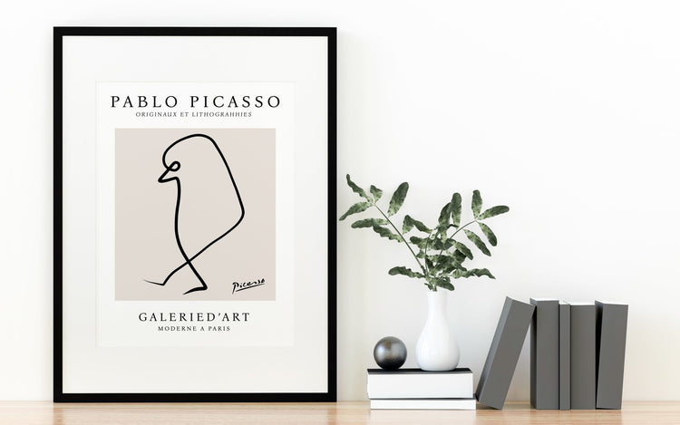 Picasso Inspired Bird Print
