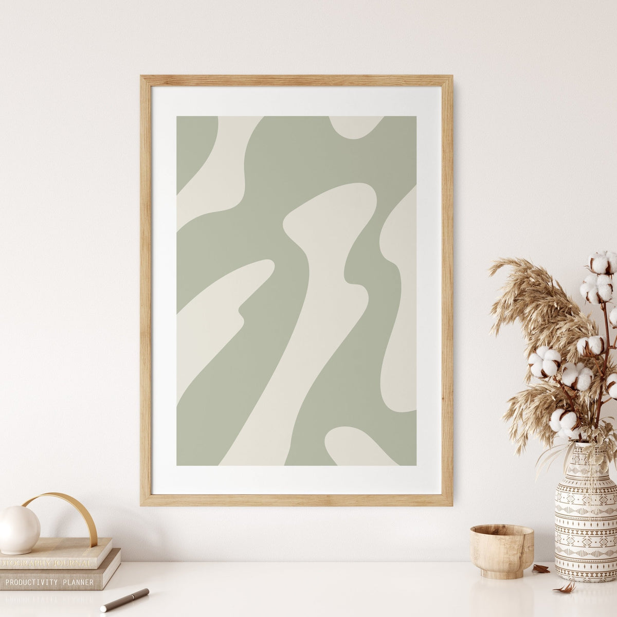 Sage Green Gallery Wall Art Set