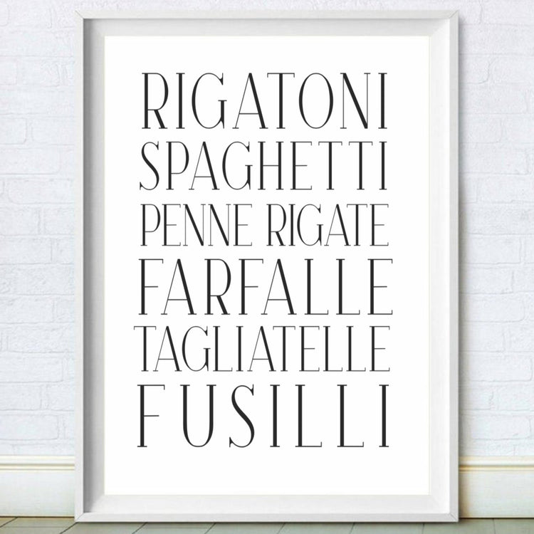 Pasta Print