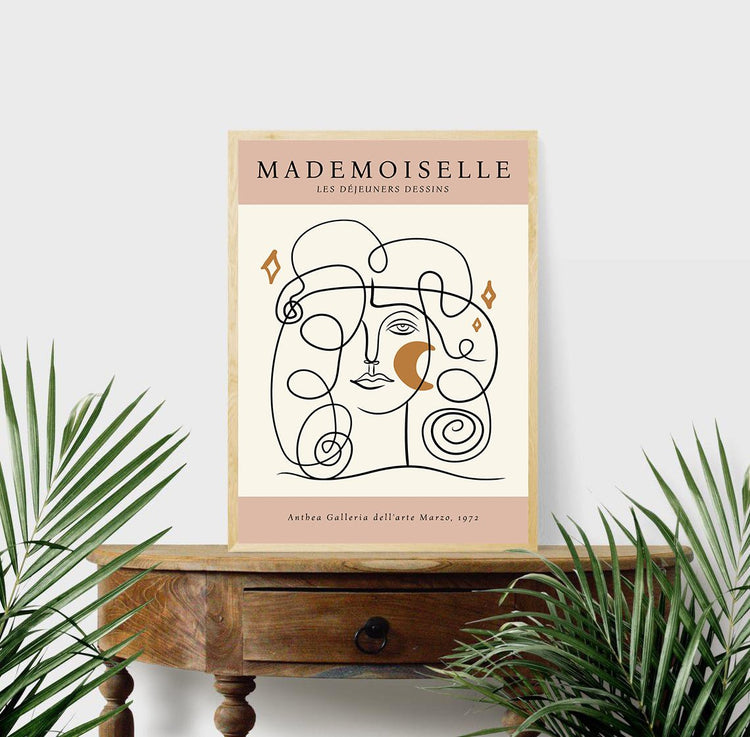 Picasso Abstract Face Inspired Print 03