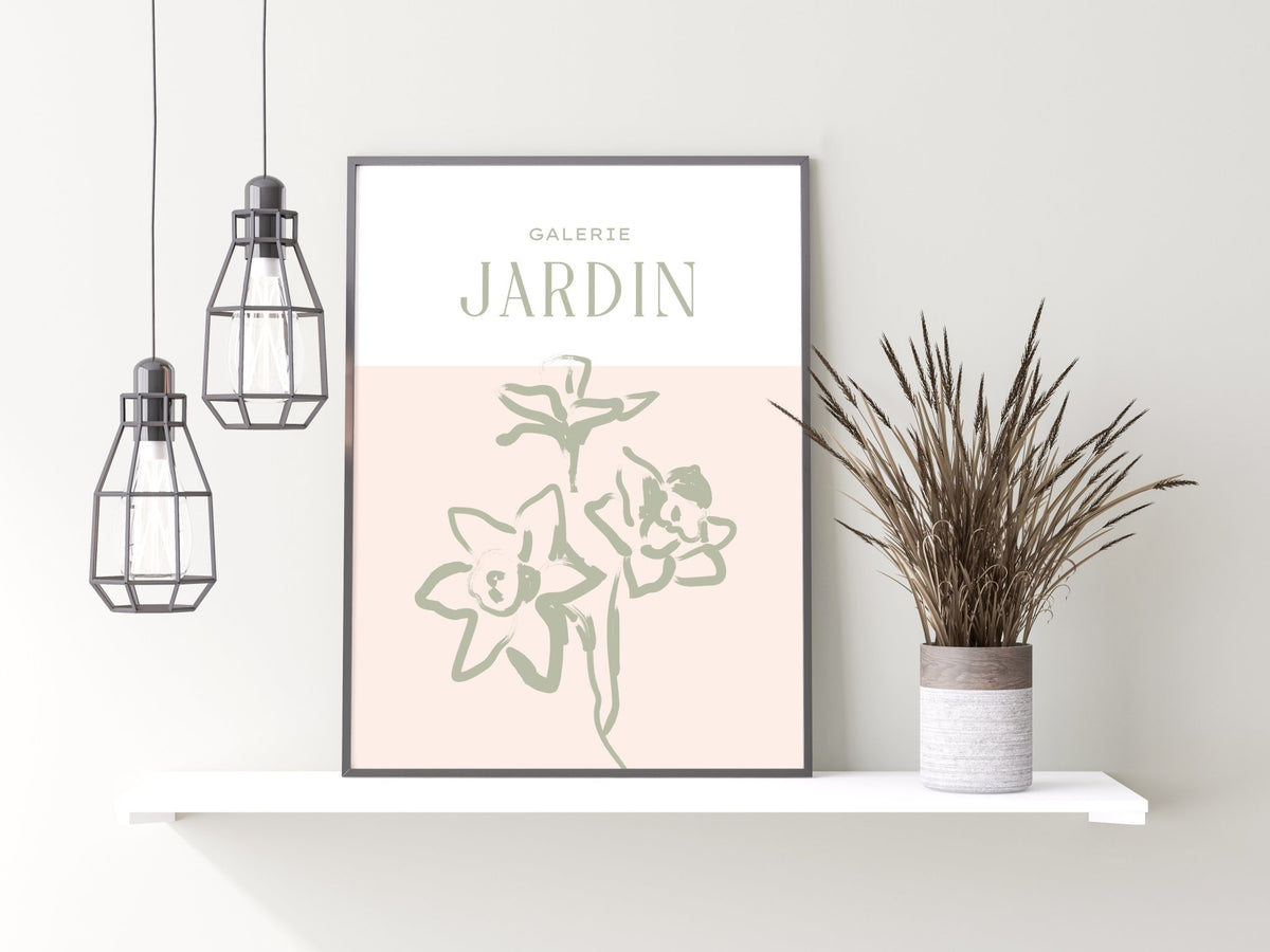 Sage Green Jardin Print