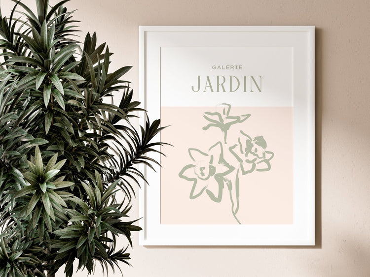 Sage Green Jardin Print