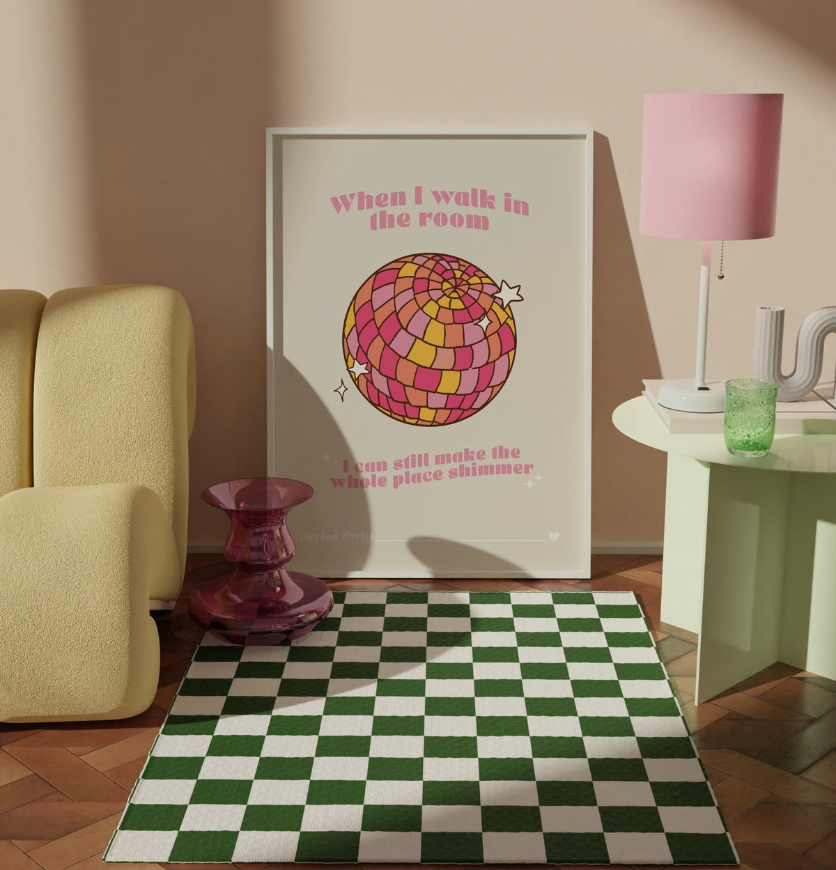 Bejeweled Taylor Swift Lyrics Print