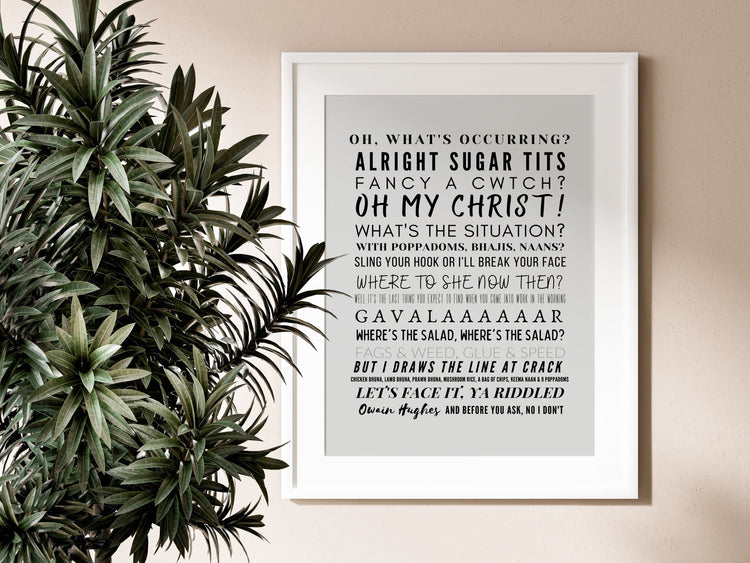 The Ultimate Gavin & Stacey Quotes Print