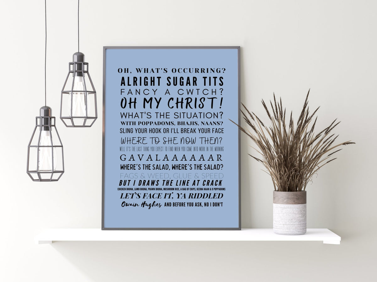The Ultimate Gavin & Stacey Quotes Print