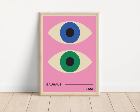 1923 Bauhaus Eyes Print