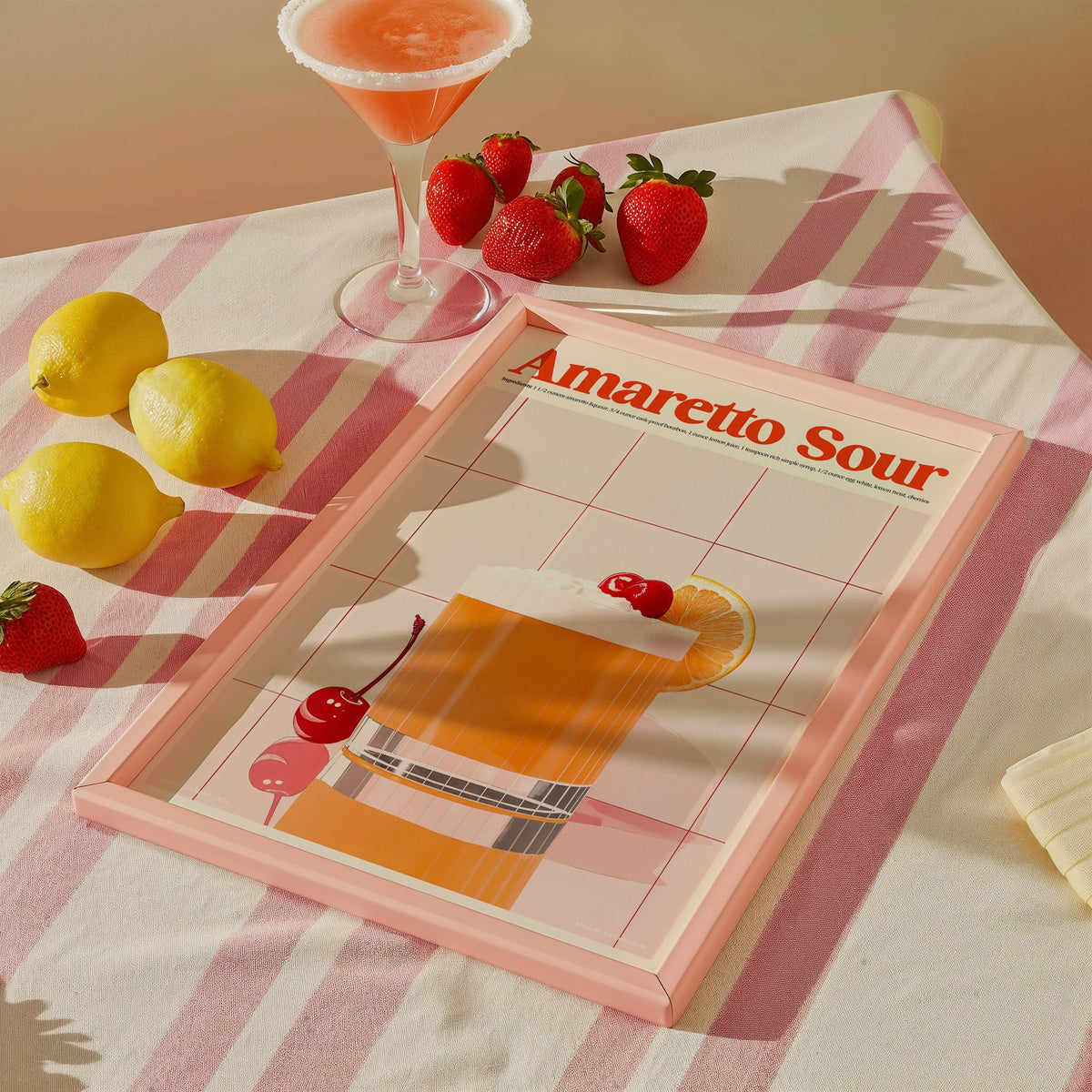 Amaretto Sour Wall Art