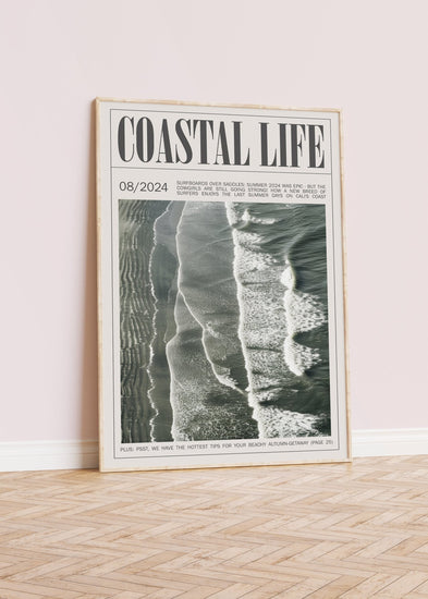 Coastal Beach Life Poster