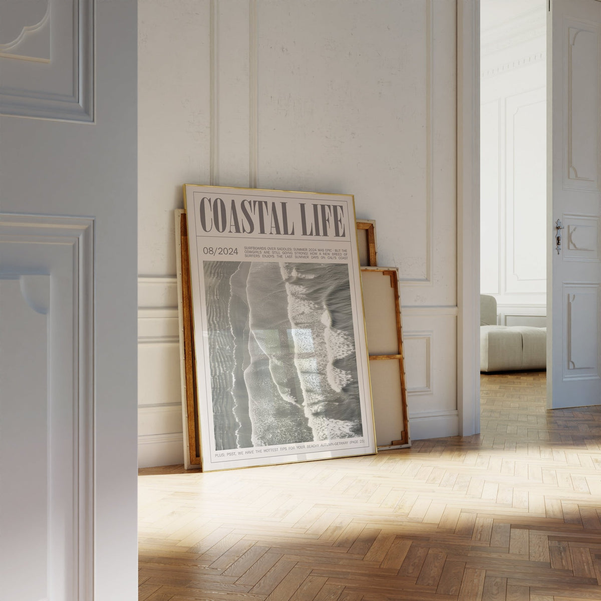 Coastal Beach Life Wall Print