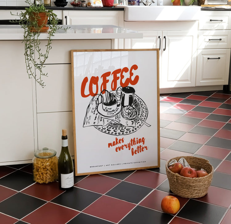 Coffee Makes Everything Better Coffee Wall Art