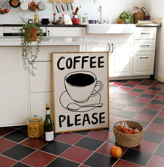 Coffee Please - Coffee Wall Art