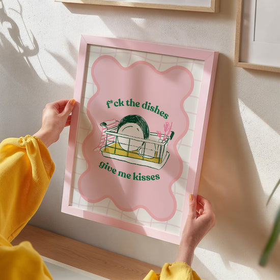 F*ck the Dishes Kitchen Poster