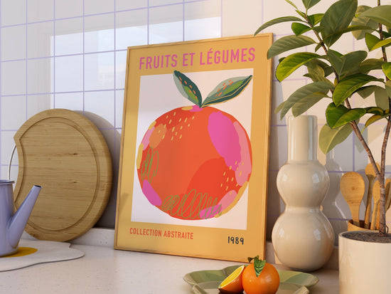 Fruits Et Legumes Print for Kitchen