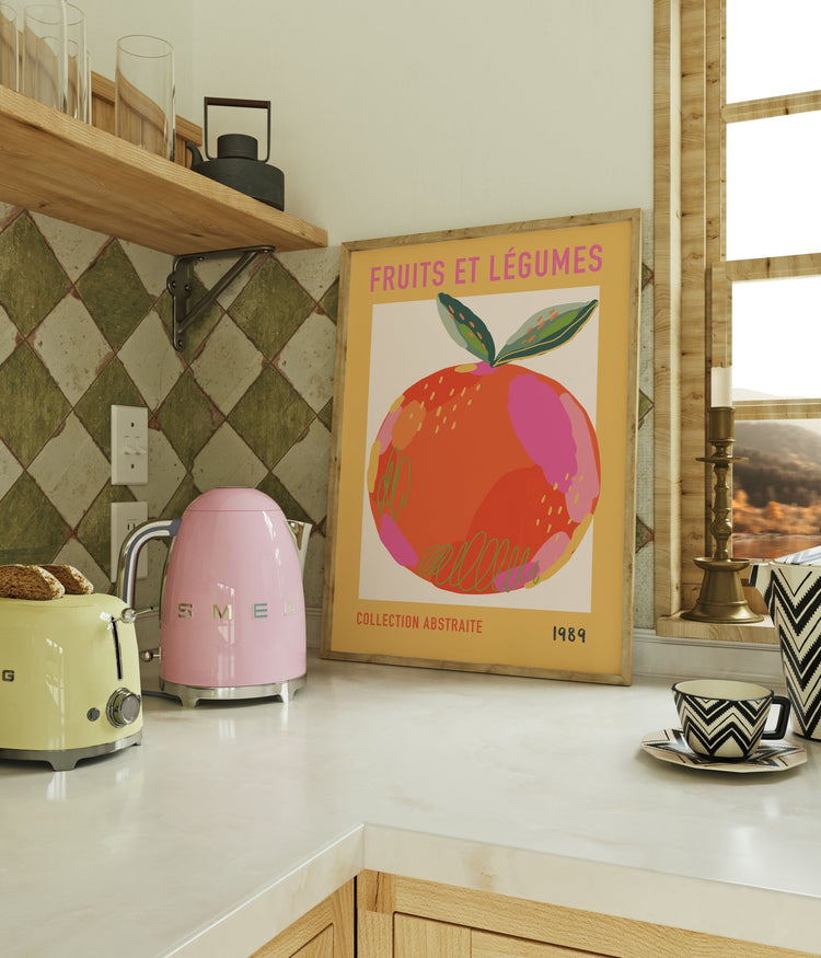 Fruits Et Legumes Wall Print for Kitchen