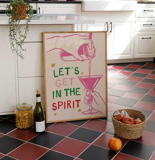 In The Christmas Spirit Holiday Wall Print